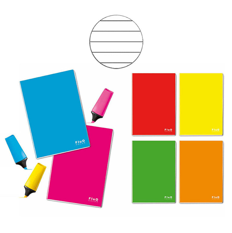 Quaderno Maxi Fluo Color A4 G80 1R