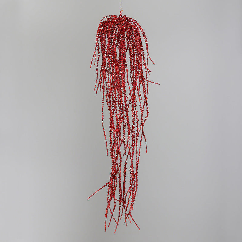 Cespo Cadente Glitter Rosso 65 cm