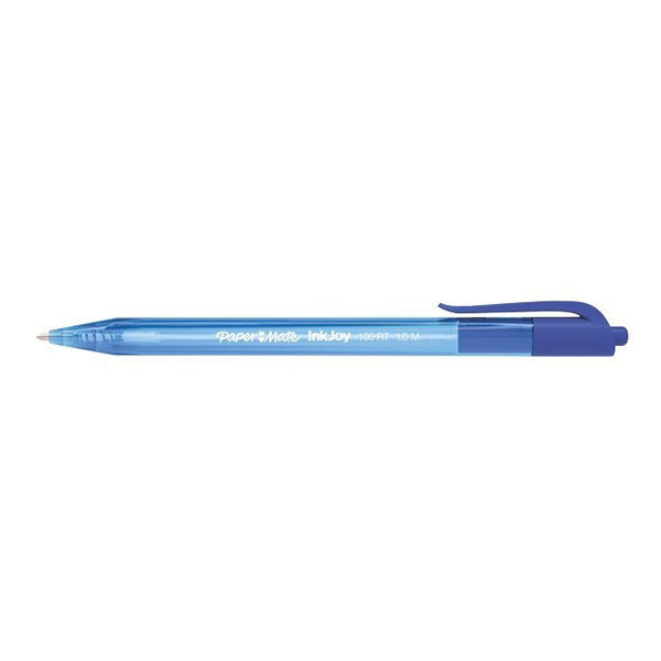 Penna a Sfera Papermate Inkjoy 100 a Scatto Blu