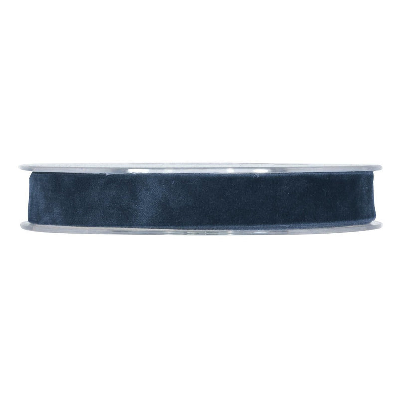 Nastro in Velluto Double Blu 15 mm x 7 mt