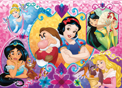 Gioco Disney Puzzle Maxifloor Disney Double-Face Princess