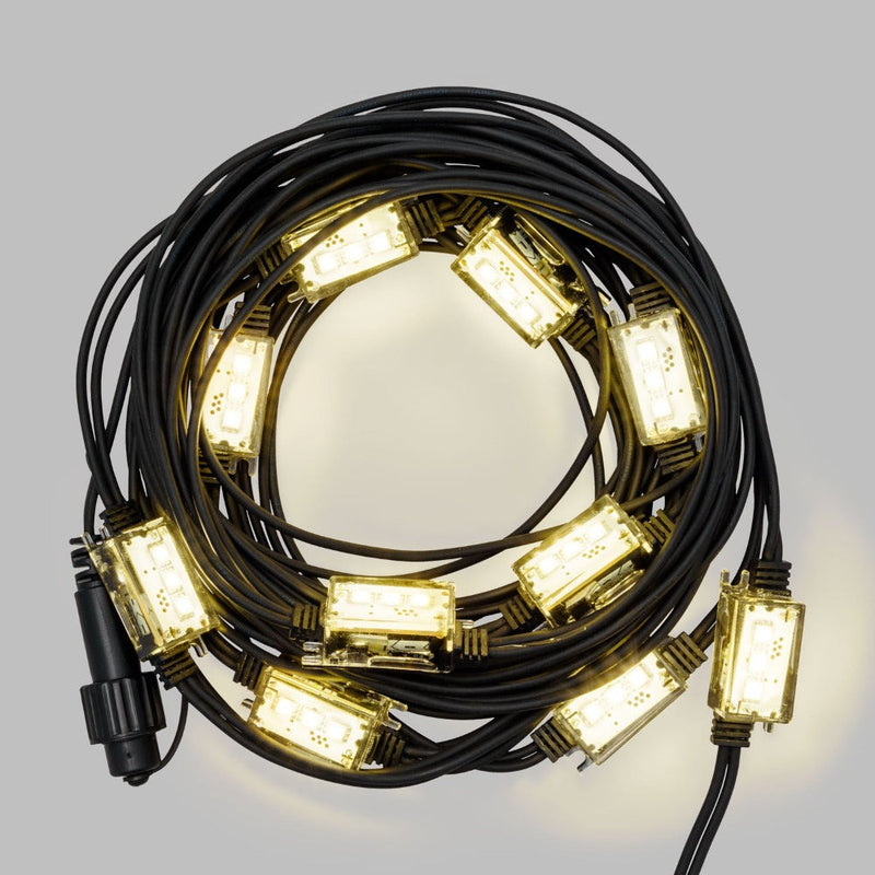 Filo Luci 10 Strobo LED Bianco Caldo 10 mt