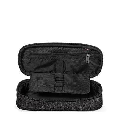 Astuccio Oval Single Sparkly Black Eastpak