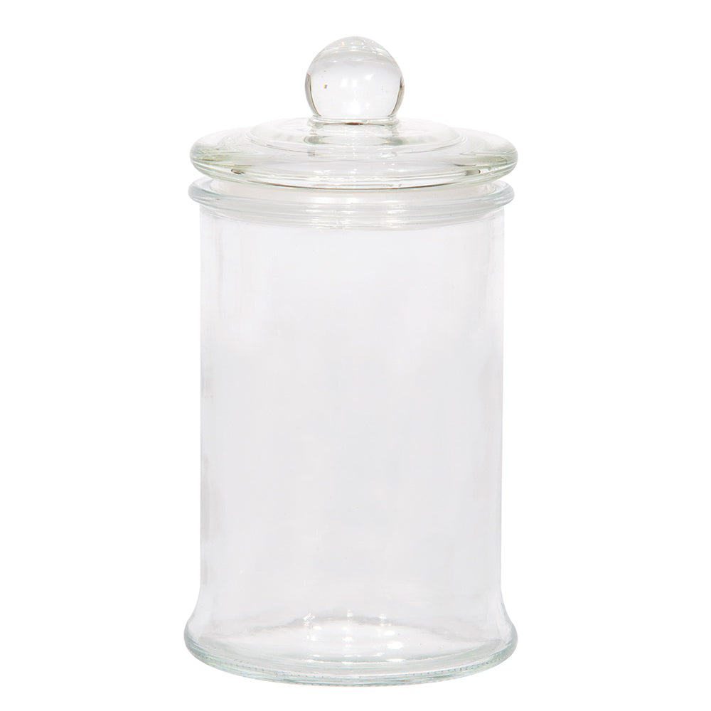 Kook Salina In Vetro Pressato Con Coperchio – 10 Once (295 Ml) – Lime, Design Goffrato