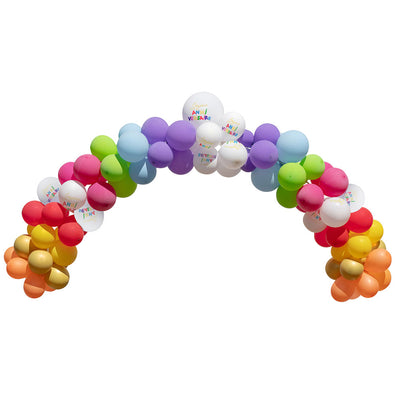 Arco di Palloncini Multicolor per Compleanno 5 mt - 50 pezzi