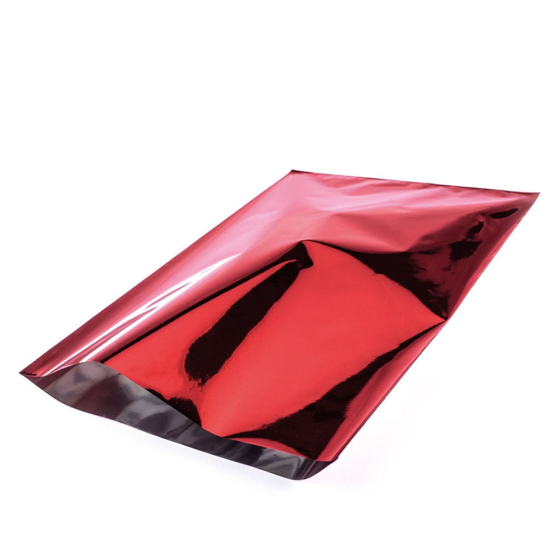 Buste in PPL Metallizzata Perlata Rosso 35 x 50 cm - 50 pezzi