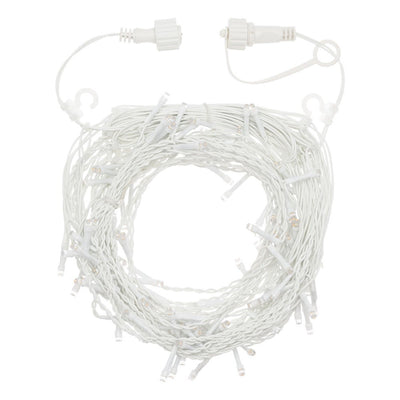 Cascata Luci 120 LED Bianco Caldo con Connect 3 x 1 mt