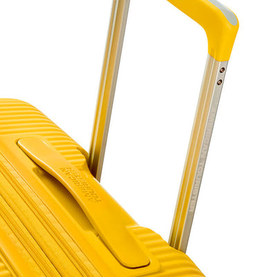 Valigia Piccola American Tourister Soundbox TSA Espandibile Golden Yellow