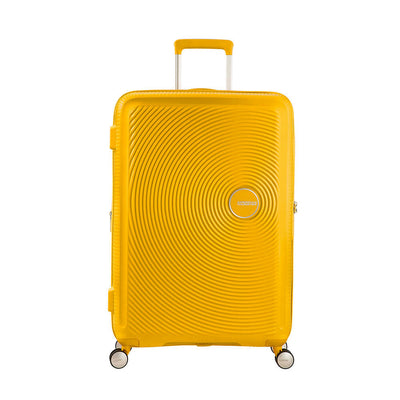 Valigia Piccola American Tourister Soundbox TSA Espandibile Golden Yellow