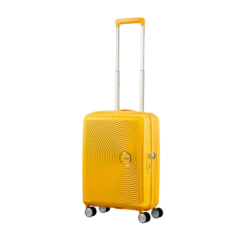 Valigia Piccola American Tourister Soundbox TSA Espandibile Golden Yellow