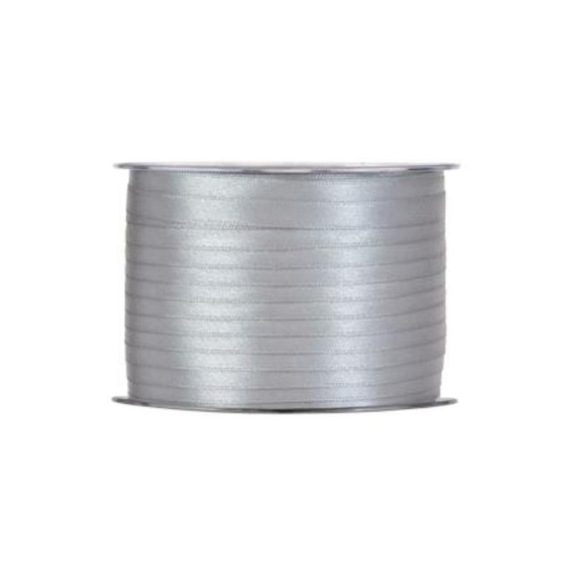 Nastro doppio raso Argento 10 mm 50 mt Nastro doppio raso Argento 10 mm 50 mt