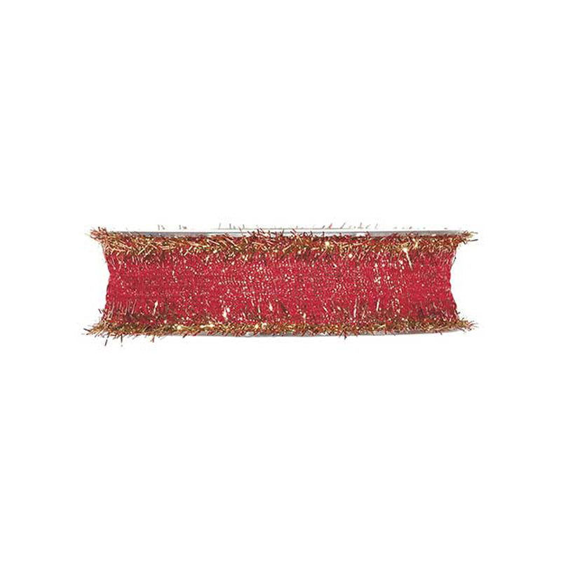 Nastro Lurex Frou Frou Rosso 25 mm x 10 mt