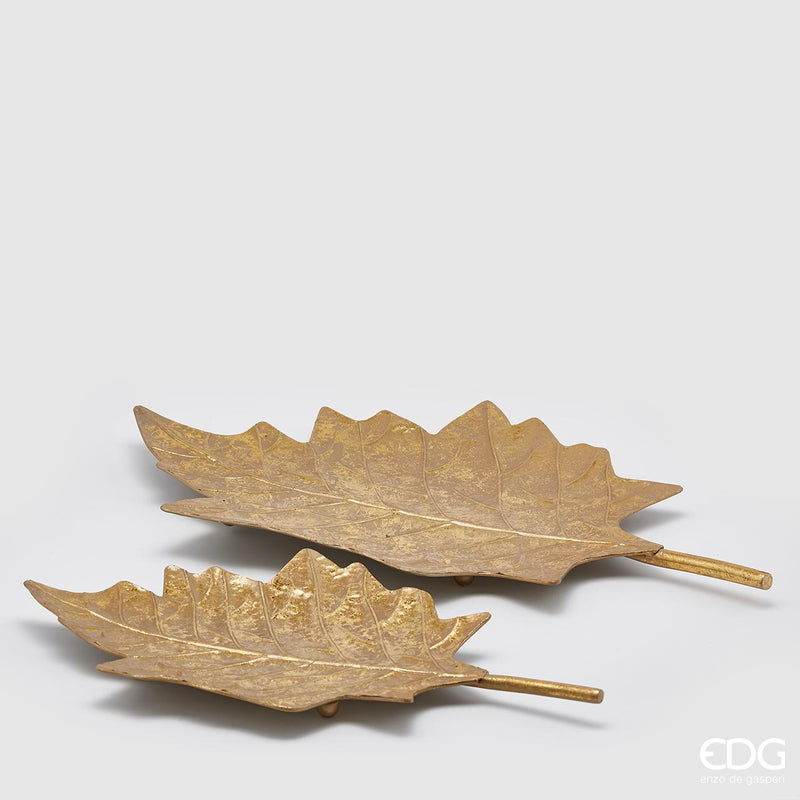 Decoro Foglia Acero Oro Grande 69 x 40 x 5 cm