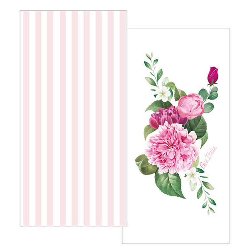 Tovaglioli in Carta Twin Floral Pink 33 x 33 cm - 16 pezzi