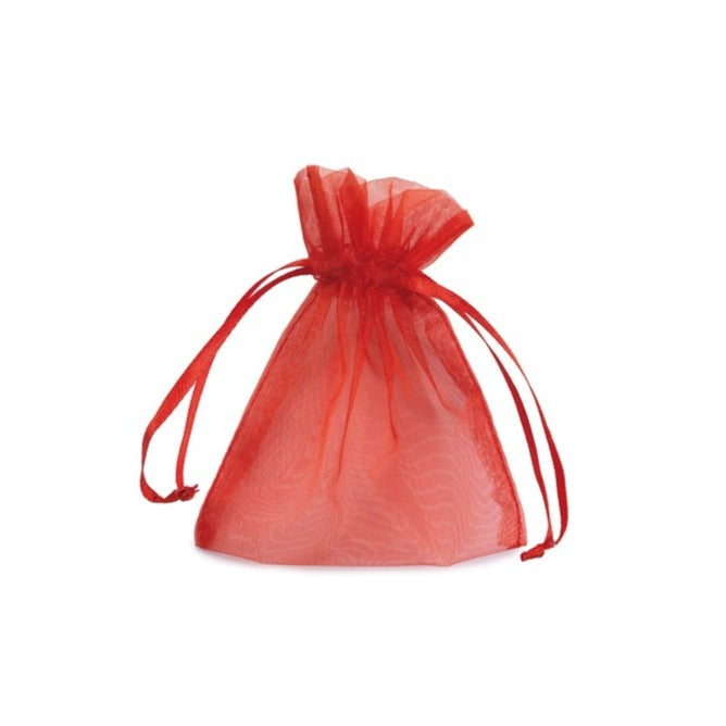 Sacchetto Organza Rosso 17 x 24 cm - 10 pezzi