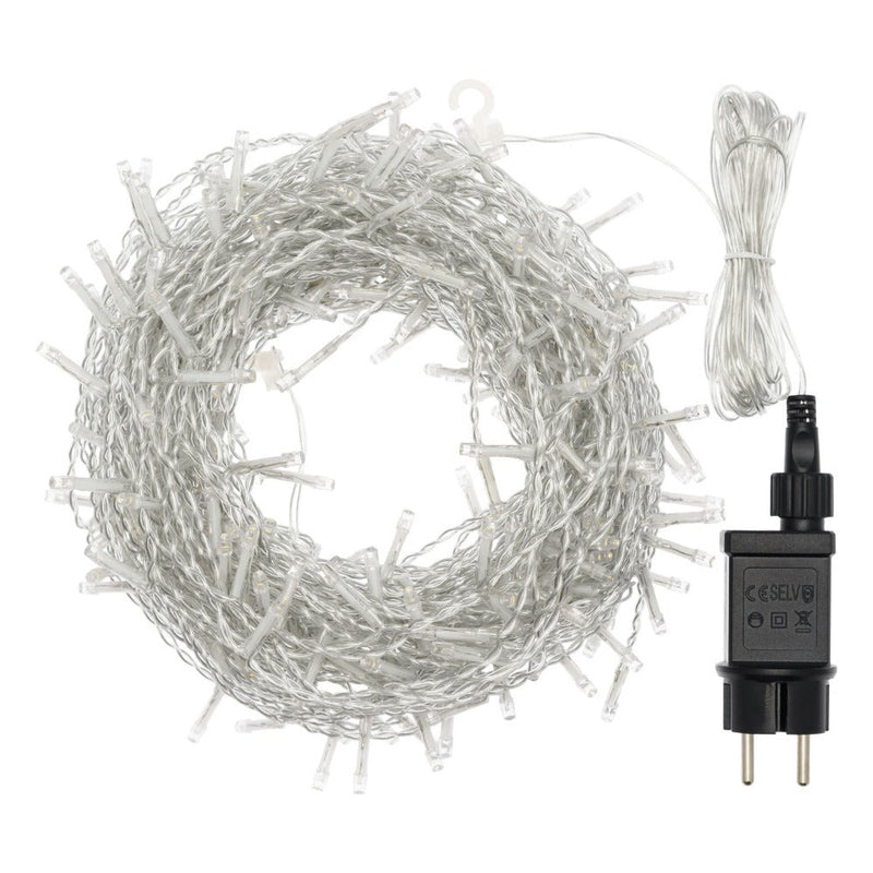 Cascata Luci 300 LED ad Arco 3,45 x 1,80 mt Bianco