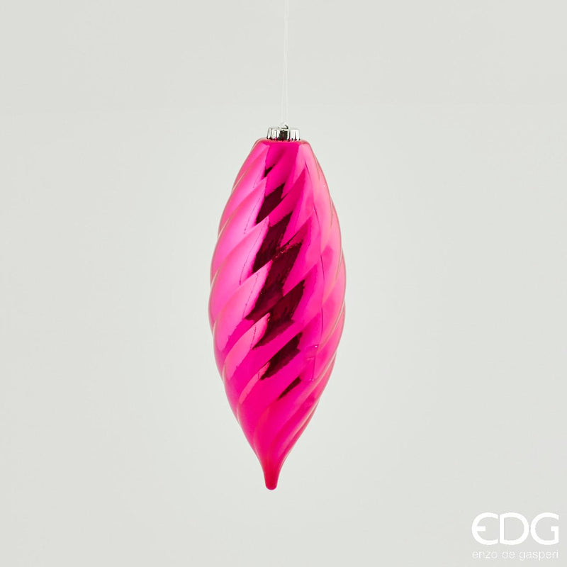 Fuso PVC Rilievo con Appendino Fuxia 28 cm