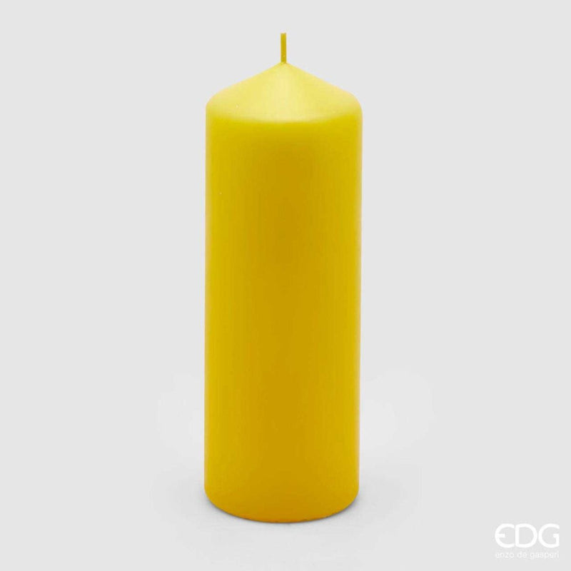 Candela Classica Moccolo 20 x 6,8 cm Giallo