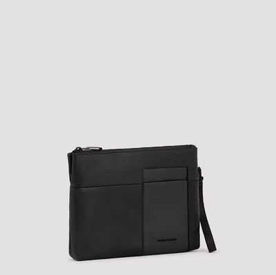 Pochette Uomo Piquadro in Pelle Porta iPad® Finn Nero