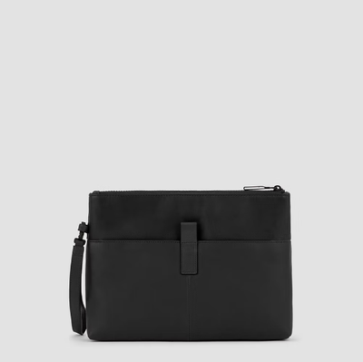 Pochette Uomo Piquadro in Pelle Porta iPad® Finn Nero