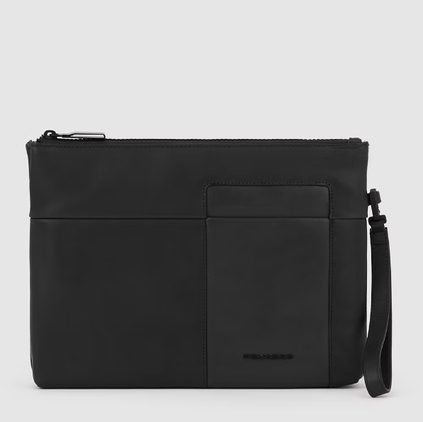 Pochette Uomo Piquadro in Pelle Porta iPad® Finn Nero