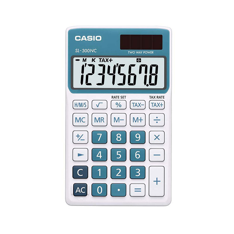 Calcolatrice Tascabile Casio Sl-310 Cv 8 Cifre Blu