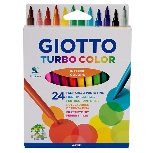 Pennarelli GIOTTO Turbo Color 24 colori