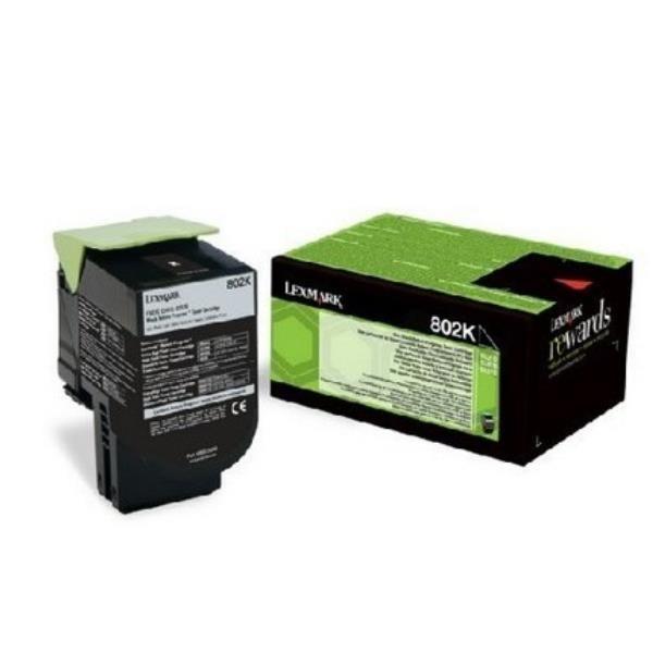 Toner Originale Lexmark Corporate 802K Nero