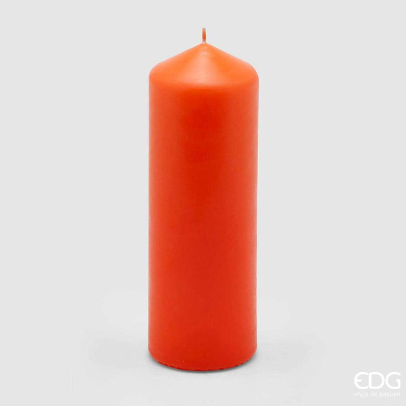 Candela Classica Moccolo 20 x 6,8 cm Arancio