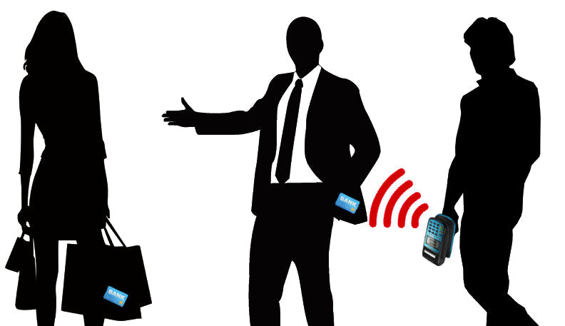 Tasca Porta Carte di Credito RFID SECURE Durable Argento