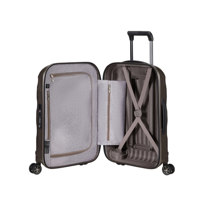 Valigia Samsonite C-Lite Trolley 55 cm 4 Ruote Walnut