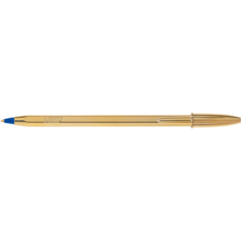 Penna a Sfera Bic Fusto Oro Blu