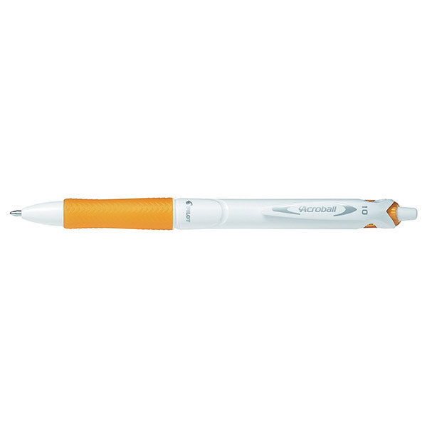 Penna Sfera Pilot Acroball Pure White Begreen Scatto 1.0 Arancio