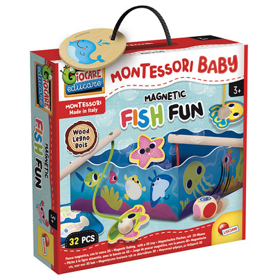 Montessori Fish Fun in Legno