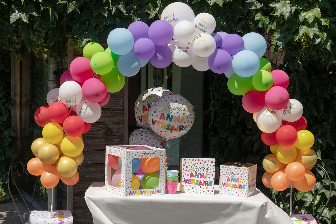 Palloncini Per Compleanno 50 Anni – 5 Pezzi In Lattice Multicolore Da 30 Cm – Decorazioni Festa