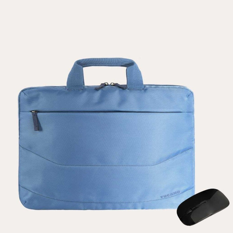 Borsa Tucano Idea Porta Laptop 15,6" Azzurro + Mouse IN OMAGGIO