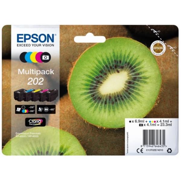 Multipack Cartuccia Originale Epson 202 - 5 pezzi