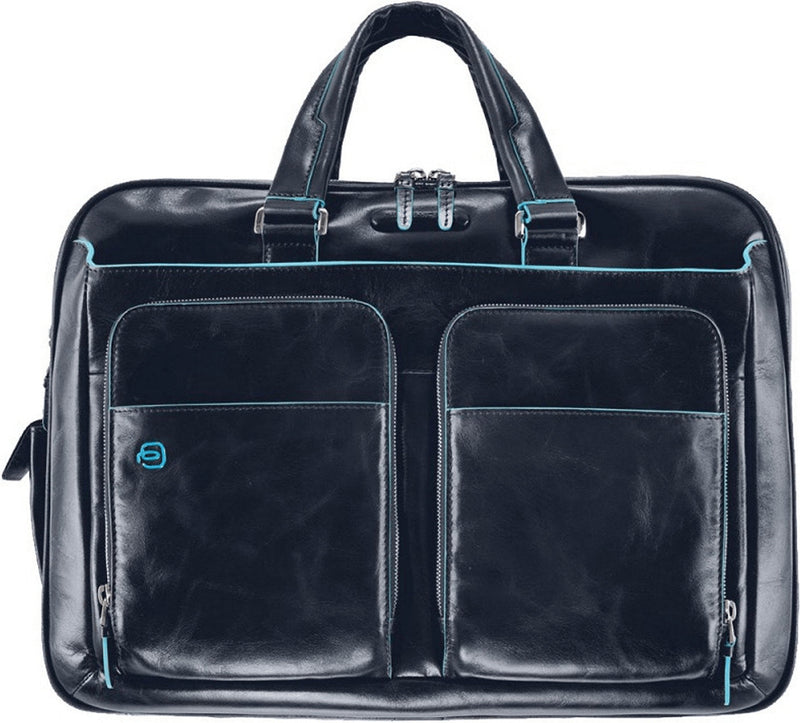Cartella Porta PC Blue Square espandibile Blu