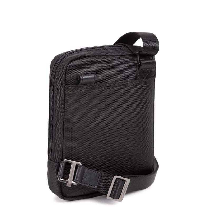 Borsello Piquadro Porta Ipad® Mini in Tessuto Riciclato Brief 2 Nero