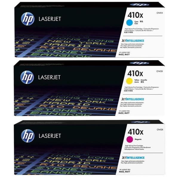 Multipack Toner Originale LaserJet HP 410X Color Tri-pack