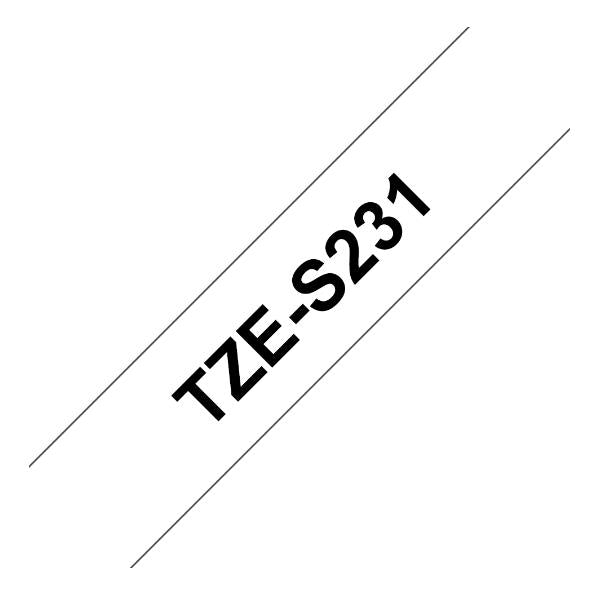 Nastro 12mm Ner0/bianco Adesivo Res