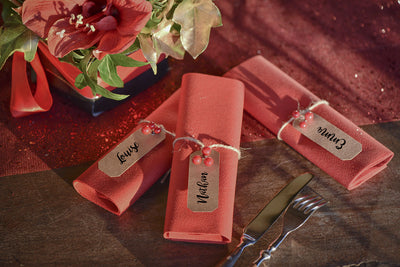 Tag in Carta Avana con Gancio 3 x 7 x 16 cm - 12 pezzi