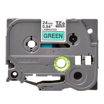 Nastro Tipo Tz 24mm Nero/verde