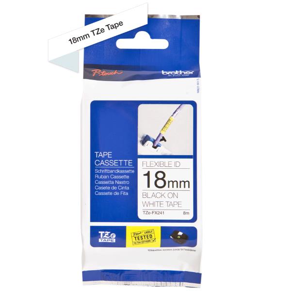 Nastro Laminato Fless 18mm Nero/bia