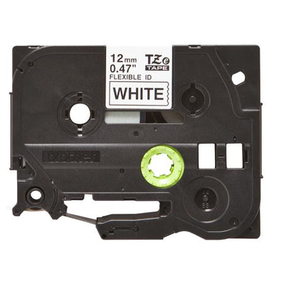 Nastro Tz 12mm Nero Bianco Fless