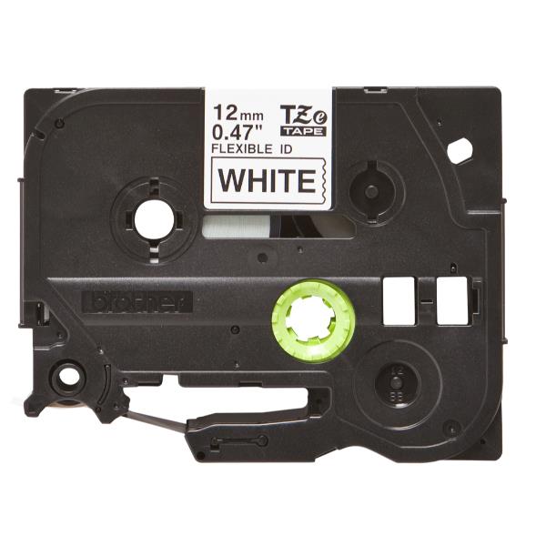 Nastro Tz 12mm Nero Bianco Fless