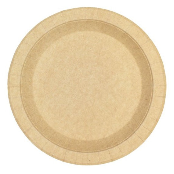 Piatti in Carta Riciclabile Kraft 23 x 23 cm - 50 pezzi